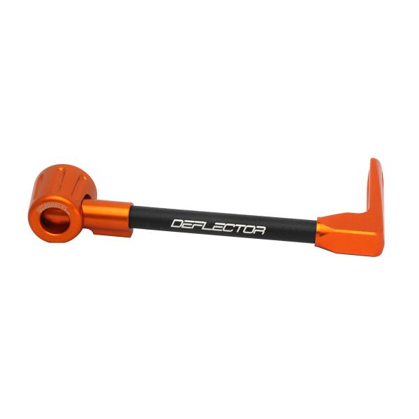 Accossato lever guard straight brake black/orange aluminum connection 16mm-17.5mm