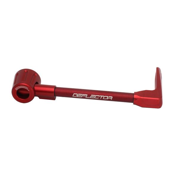 Accossato lever guard straight brake red aluminum connection 16mm-17.5mm