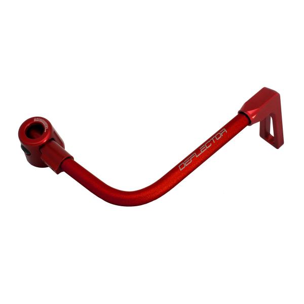 Accossato lever guard bent tube brake red aluminum connection 16mm-17.5mm