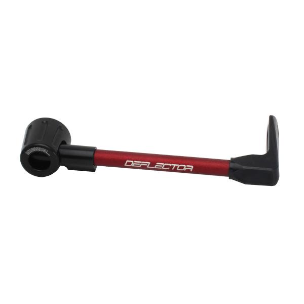 Accossato lever guard straight brake red/black aluminum connection 12mm-16mm