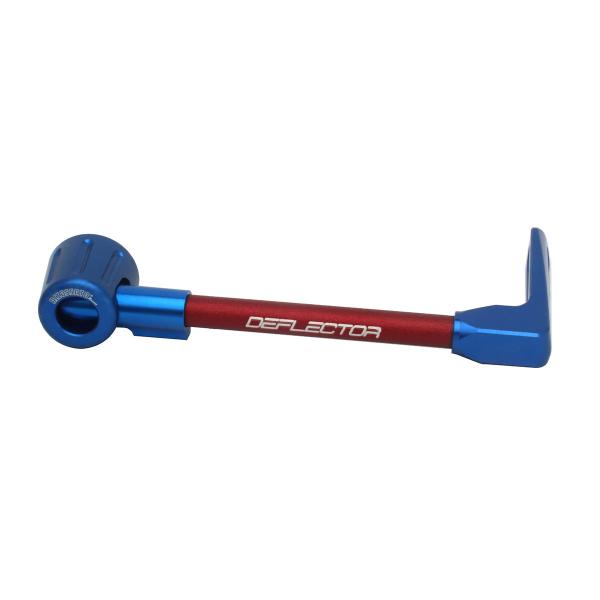 Accossato lever guard straight brake red/blue aluminum connection 12mm-16mm