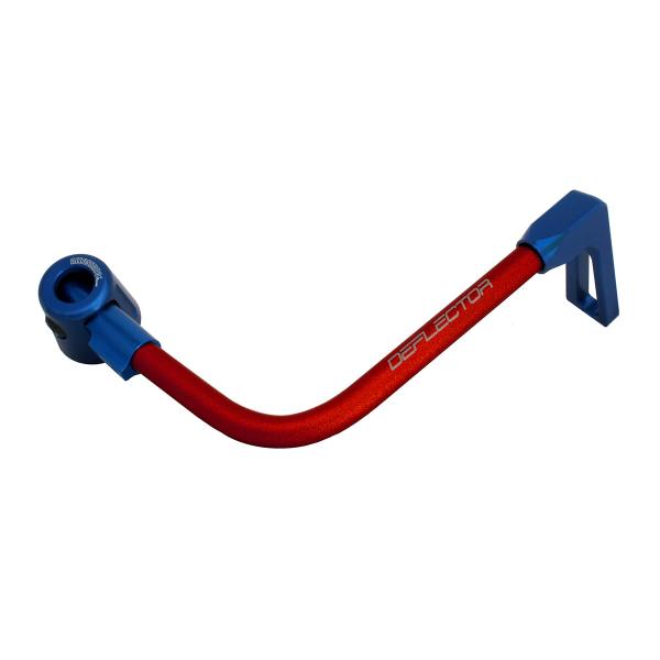 Accossato lever guard bent tube brake red/blue aluminum connection 16mm-17.5mm