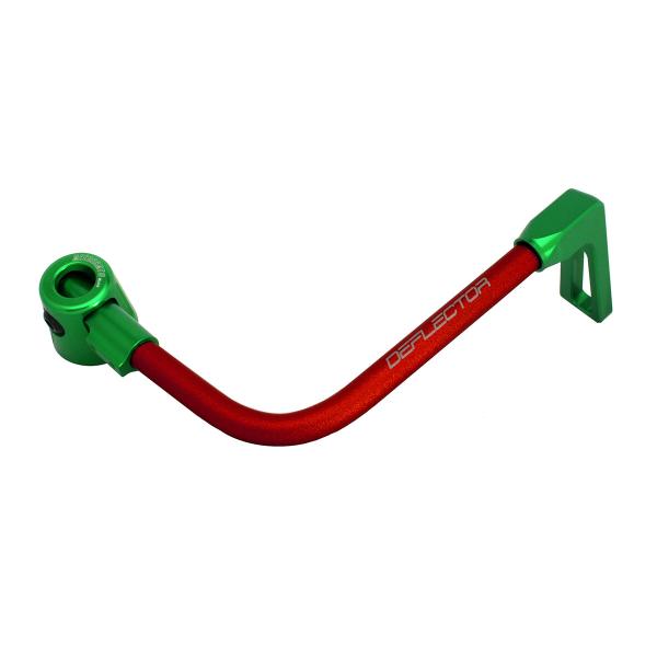 Accossato lever guard bent tube brake red/green aluminum connection 16mm-17.5mm
