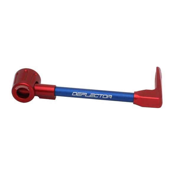 Accossato lever guard straight brake blue/red aluminum connection 16mm-17.5mm