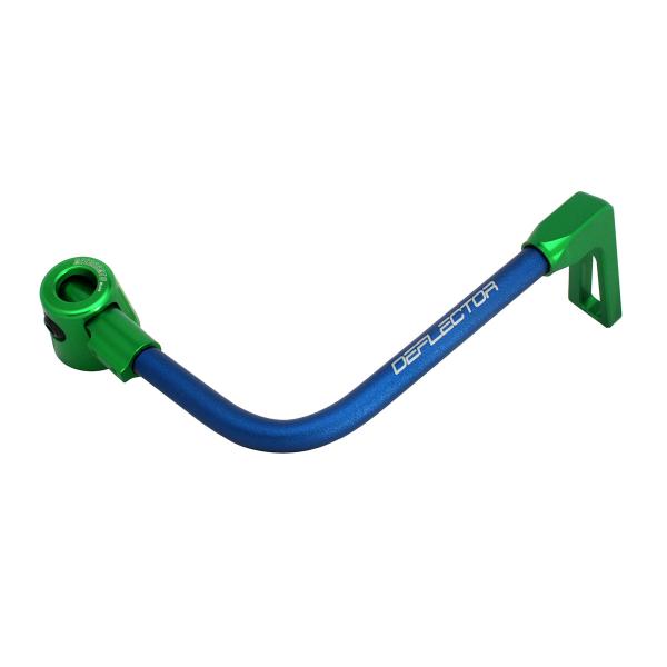 Accossato lever guard bent tube brake blue/green aluminum connection 12mm-16mm