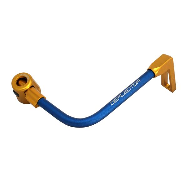 Accossato lever guard bent tube brake blue/gold aluminum connection 16mm-17.5mm