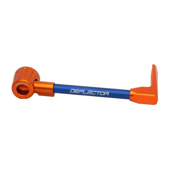 Accossato lever guard straight brake blue/orange aluminum connection 12mm-16mm