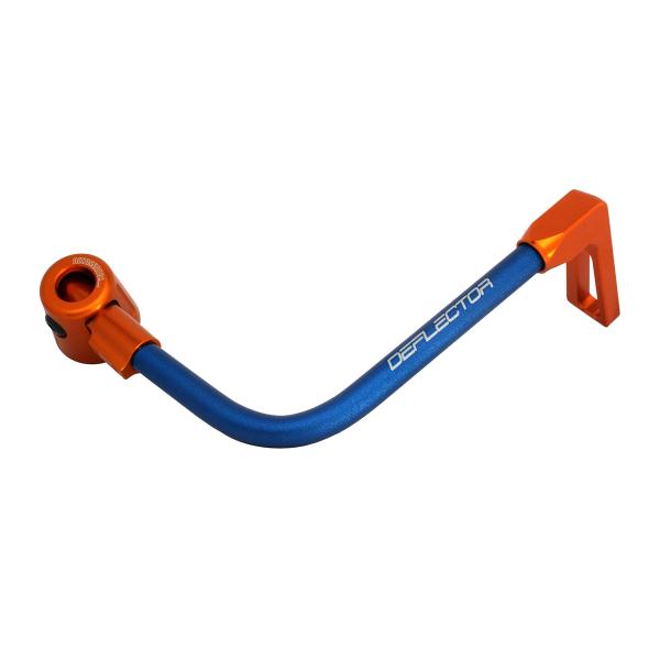 Accossato lever guard bent tube brake blue/orange aluminum connection 16mm-17.5mm