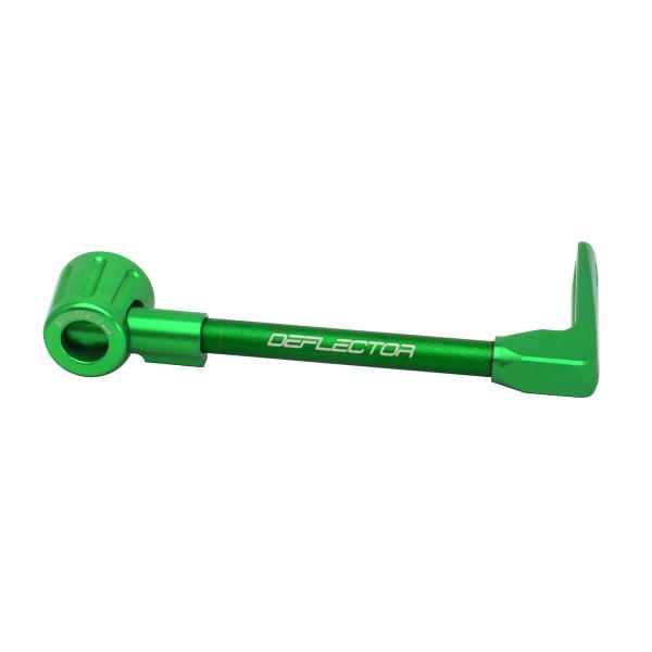Accossato lever guard straight brake green aluminum connection 12mm-16mm