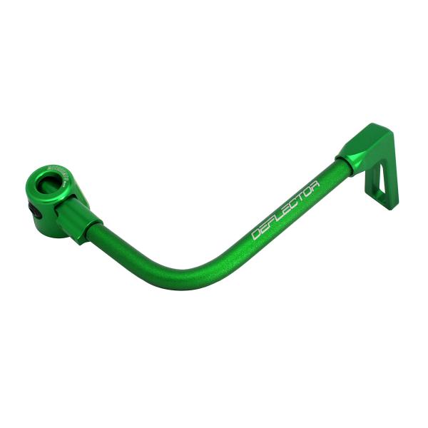 Accossato lever guard bent tube brake green aluminum connection 12mm-16mm