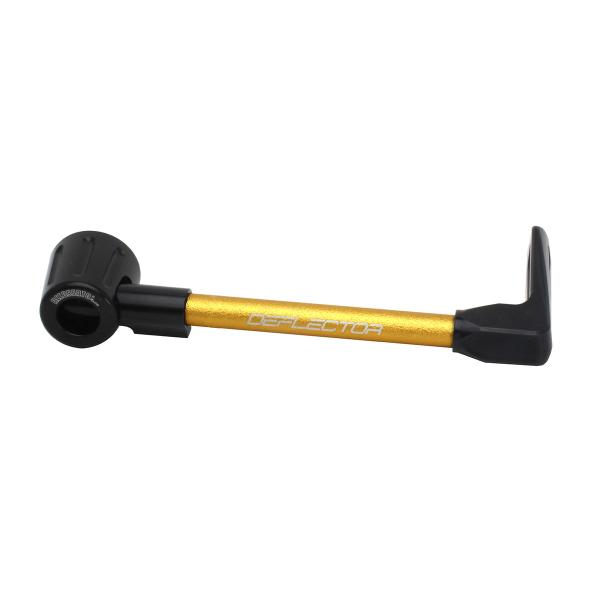 Accossato lever guard straight brake gold/black aluminum connection 16mm-17.5mm