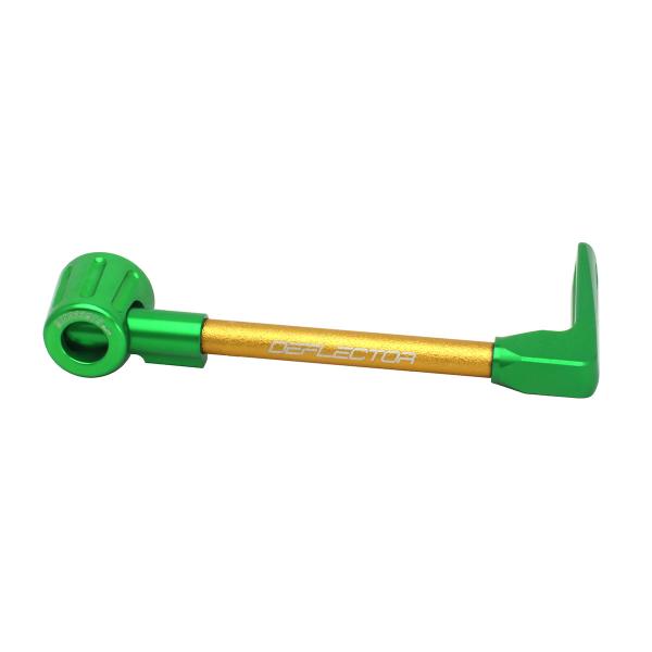 Paraleva freno Accossato dritto alluminio oro/verde attacco 16mm-17.5mm