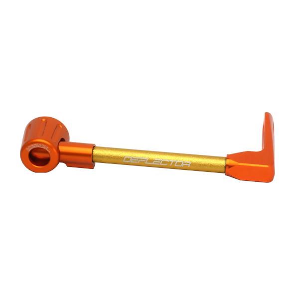 Accossato lever guard straight brake gold/orange aluminum connection 16mm-17.5mm