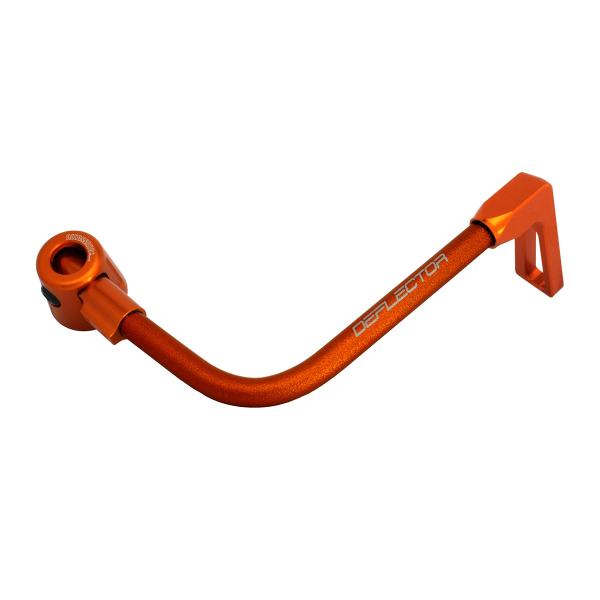 Accossato lever guard bent tube brake orange aluminum connection 12mm-16mm