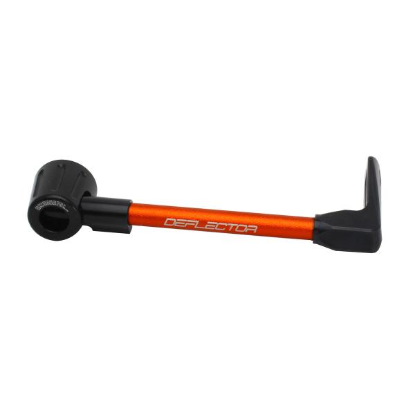 Accossato lever guard straight brake orange/black aluminum connection 12mm-16mm