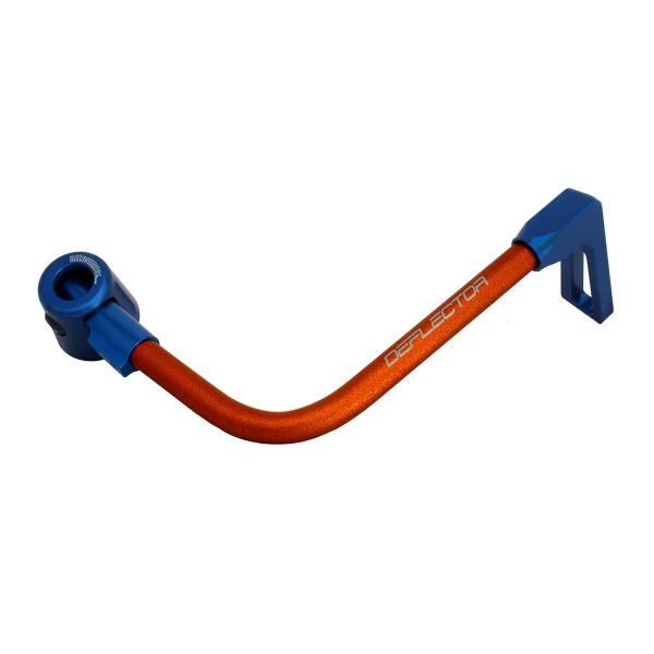 Accossato lever guard bent tube brake orange/blue aluminum connection 12mm-16mm