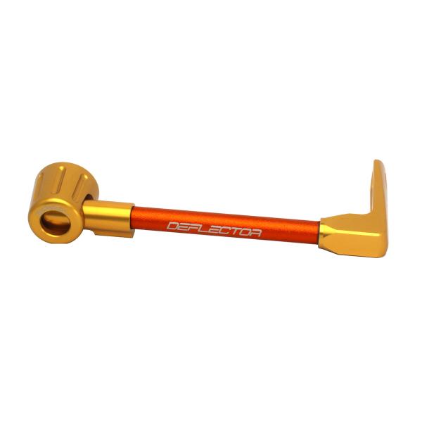 Accossato lever guard straight brake orange/gold aluminum connection 12mm-16mm