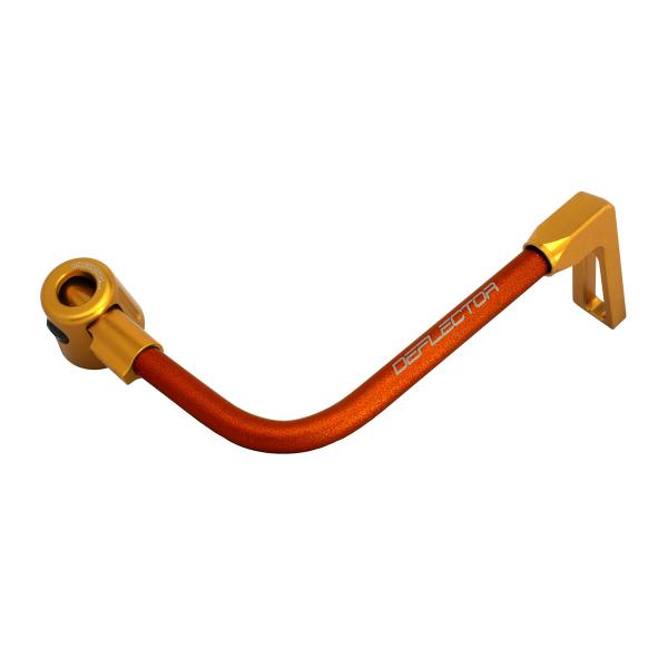 Accossato lever guard bent tube brake orange/gold aluminum connection 12mm-16mm