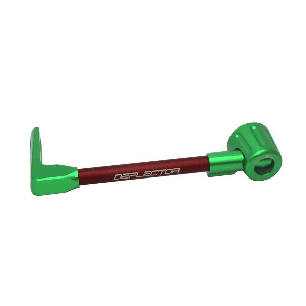 Accossato lever guard straight clutch red/green aluminum connection 16mm-17.5mm