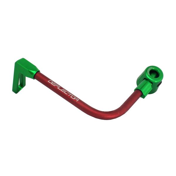 Accossato lever guard bent tube clutch red/green aluminum connection 16mm-17.5mm