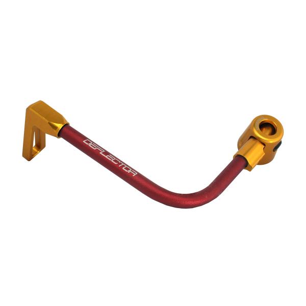 Accossato lever guard bent tube clutch red/gold aluminum connection 16mm-17.5mm