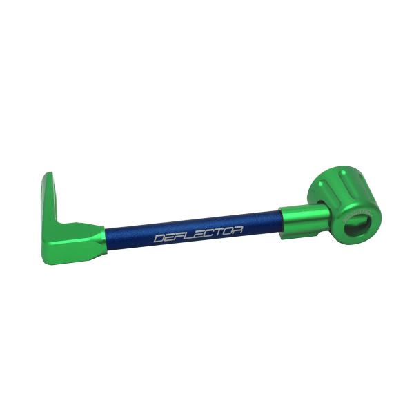 Accossato lever guard straight clutch blue/green aluminum connection 16mm-17.5mm