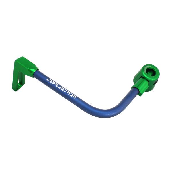 Accossato lever guard bent tube clutch blue/green aluminum connection 12mm-16mm