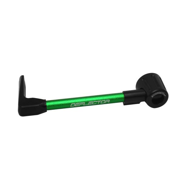 Accossato lever guard straight clutch green/black aluminum connection 16mm-17.5mm