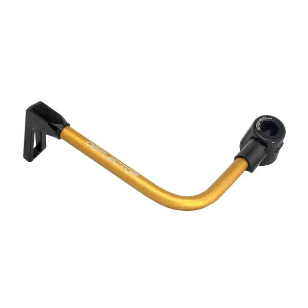 Accossato lever guard bent tube clutch gold/black aluminum connection 16mm-17.5mm