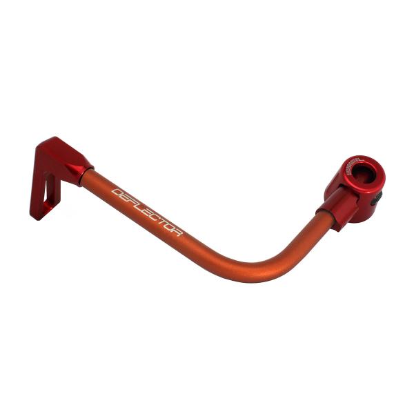 Accossato lever guard bent tube clutch orange/red aluminum connection 16mm-17.5mm