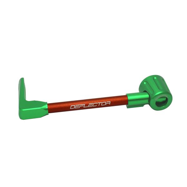 Accossato lever guard straight clutch orange/green aluminum connection 16mm-17.5mm