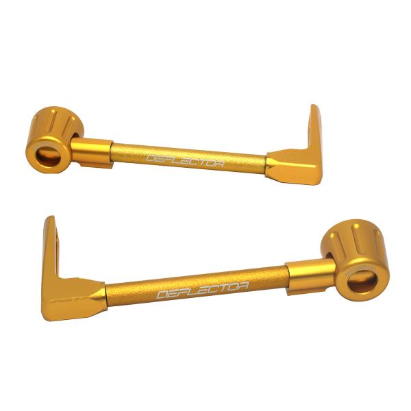Coppia paraleva Accossato dritti alluminio oro attacco 12mm-16mm