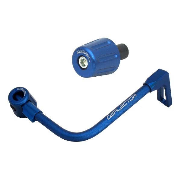 Accossato lever guard bent tube brake blue aluminum connection 12mm-16mm bar-end caps