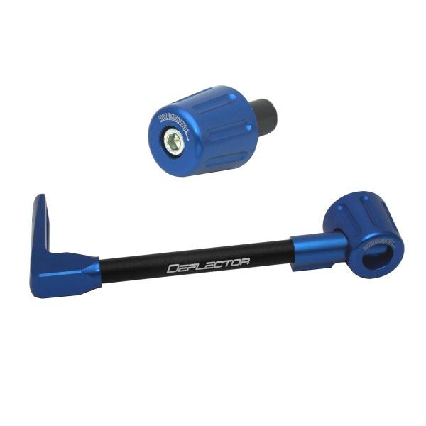 Accossato lever guard straight clutch black/blue aluminum connection 12mm-16mm bar-end caps