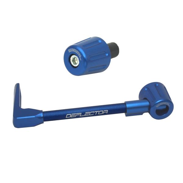 Accossato lever guard straight clutch blue aluminum connection 16mm-17.5mm bar-end caps