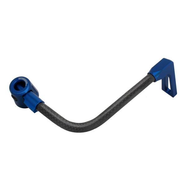 Accossato lever guard bent tube brake black/blue carbon connection 16mm-17.5mm