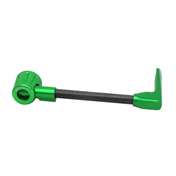 Accossato lever guard straight brake black/green carbon connection 16mm-17.5mm