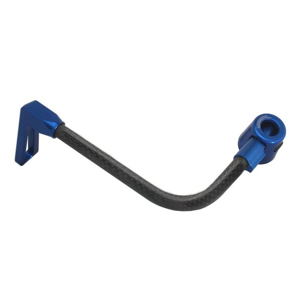 Accossato lever guard bent tube clutch black/blue carbon connection 16mm-17.5mm