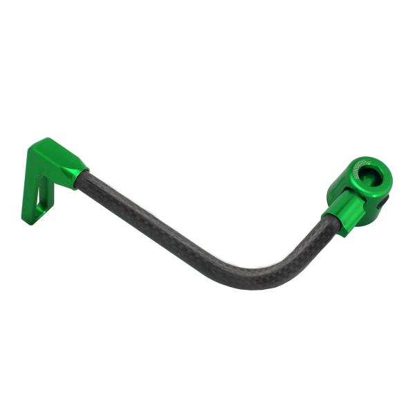 Accossato lever guard bent tube clutch black/green carbon connection 16mm-17.5mm
