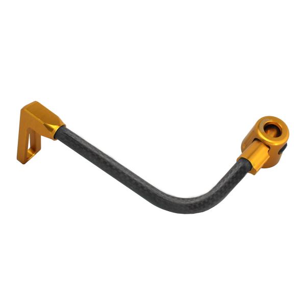 Accossato lever guard bent tube clutch black/gold carbon connection 16mm-17.5mm