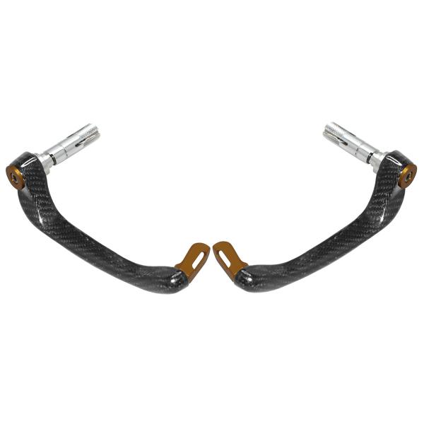 Coppia paraleva Accossato carbonio inserto oro attacco 16mm-17.5mm