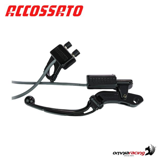 Leva freno con registro motorizzato per pompa Accossato e Brembo Interasse 16mm