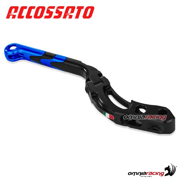 Leva freno Revolution snodata per pompe radiali Accossato e Brembo PRS 17-18-19mm colore blu