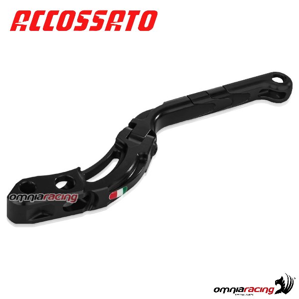 Leva frizione Revolution snodata per pompe radiali PRS Accossato interasse 16mm colore nero