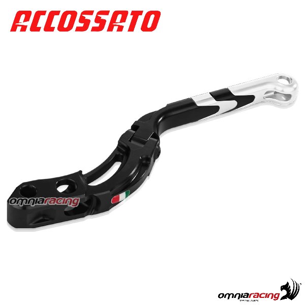 Leva frizione Revolution snodata per pompe radiali PRS Accossato interasse 16mm colore argento