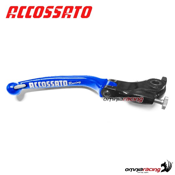 Leva freno snodata per pompe originali Accossato colore blu Ducati Panigale 899 2014>2015