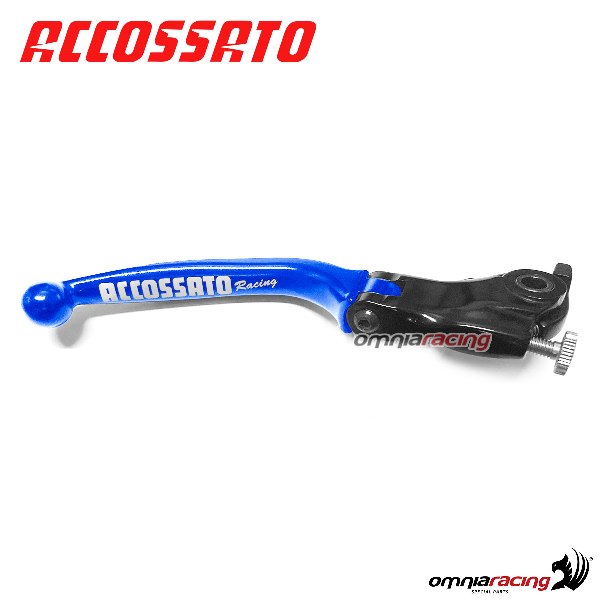 Leva freno snodata per pompe originali Accossato colore blu Ducati Panigale 899 2014>2015