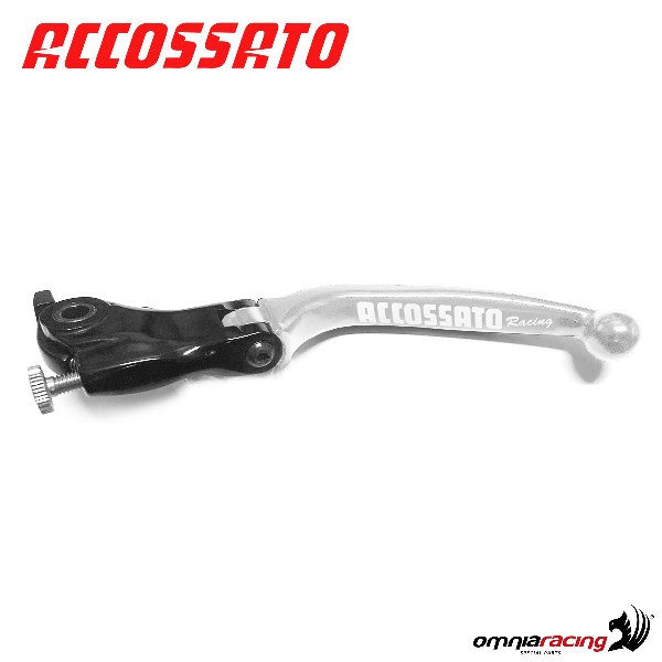 Leva frizione snodata per pompe originali Accossato colore argento Ducati Monster 1100/EVO/S 09>13