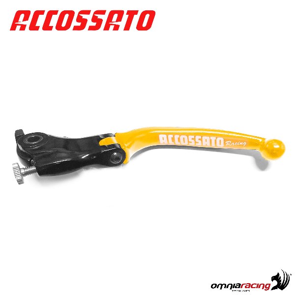 Leva frizione snodata per pompe originali Accossato colore oro Ducati Monster 1100/EVO/S 2009>2013