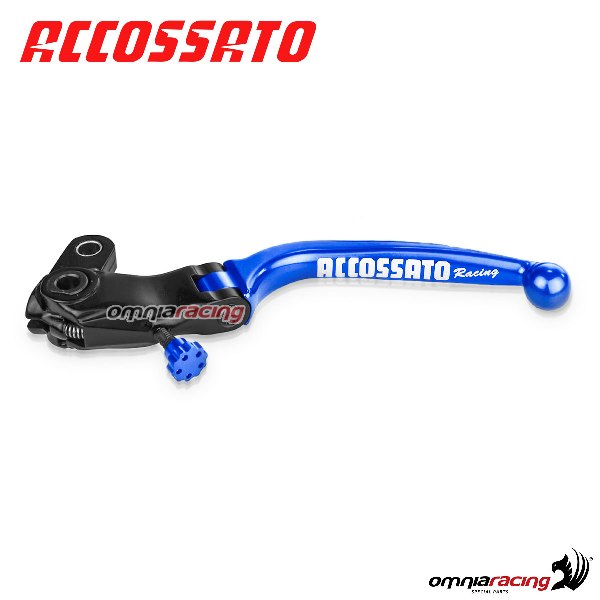 Leva frizione di ricambio per comando Accossato CF001-CF005 interasse 24mm colore blu